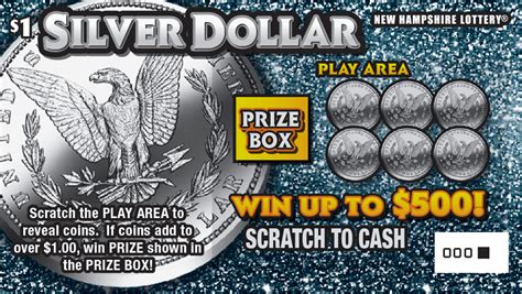 Nh lottery scratch tickets - Overall Odds: 1:4.07*. Game Number: 1610. UPC Code: 7 66099 01610 9. Tickets Per Book: 100. Tickets Ordered: 1,274,000. Match any of YOUR NUMBERS to any of the WINNING NUMBERS, win PRIZE shown for that number. Reveal a "BANKROLL" symbol, win PRIZE shown for that symbol. Reveal a "5X BURST" symbol, win 5 TIMES the …